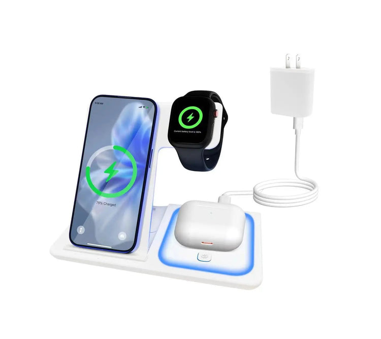 Multi-Functional Magnetic Folding Three-In-One Wireless Charger Top Shelf Find