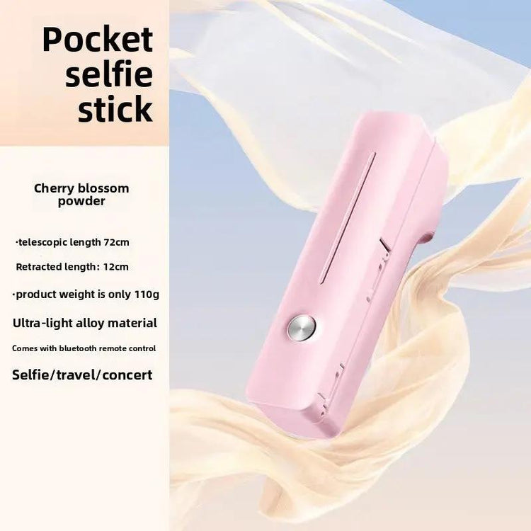 360-degree rotating bracket travel handheld selfie stick Top Shelf Find