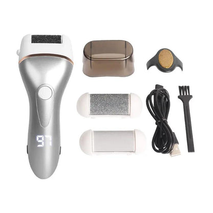Rechargeable Electric Foot Grinder with 3 Grinding Heads Top Shelf Find