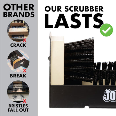 Boot Scrubber - the Original Shoe Scraper & Cleaner Brush