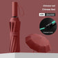 Automatic Windproof Black-Coated Umbrella with 24 Ribs
