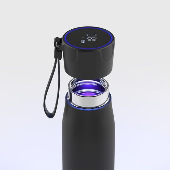 LED Temperature Display Smart UV Electric Thermos Kettle Stainless Steel Water Bottle Cup Classic Office Drinking Tool