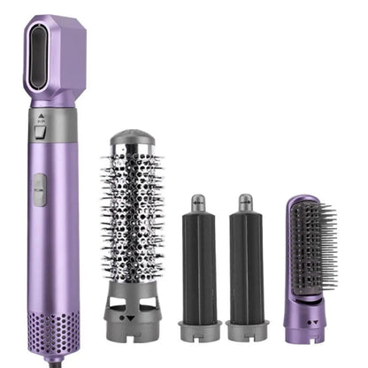 Five-in-One Curling Iron with Negative Ion Technology 1000W 110V/220V Adjustable Settings Ceramic Heating Element Gift Box Plug Top Shelf Find