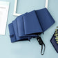Automatic Windproof Black-Coated Umbrella with 24 Ribs