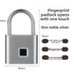 Fingerprint Padlock SY12-13 Electronic Padlock with Fingerprint Password & App Control IP65 Waterproof Anti-Rust Zinc Alloy Material for Doors Drawers Cabinets