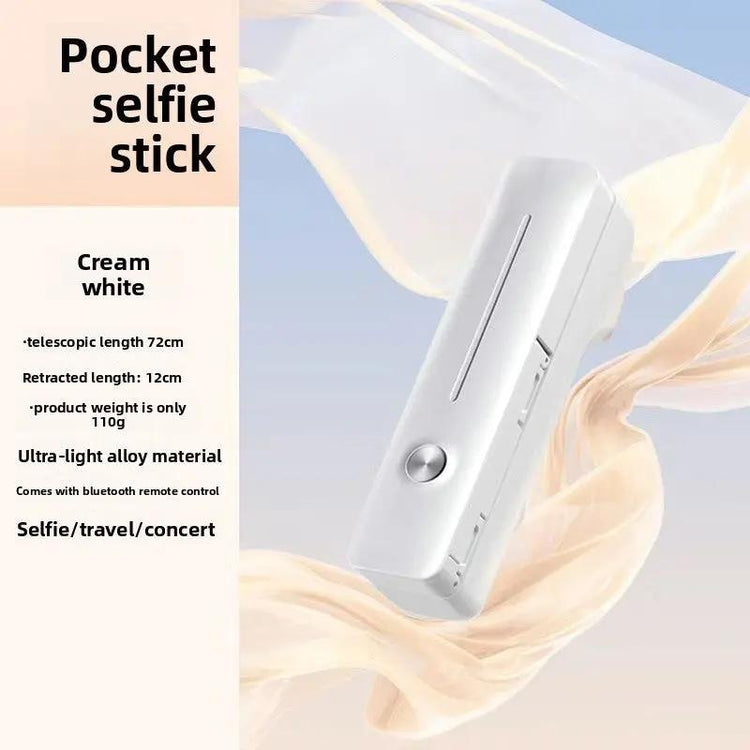 360-degree rotating bracket travel handheld selfie stick Top Shelf Find