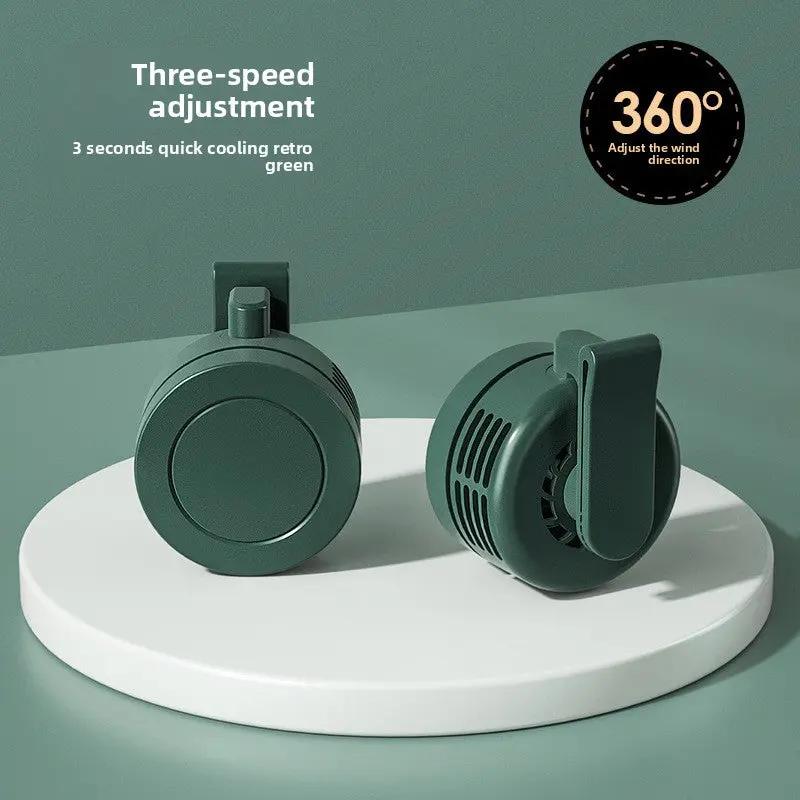 Portable USB Mini Fan with Clip and 3 Speed Settings Top Shelf Find