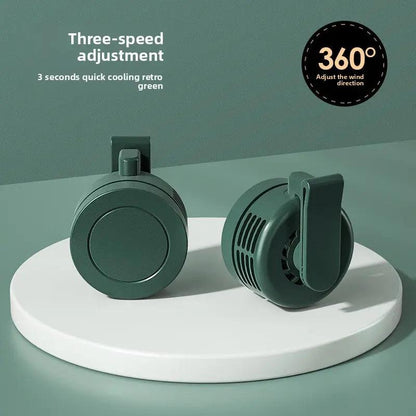 Portable USB Mini Fan with Clip and 3 Speed Settings Top Shelf Find