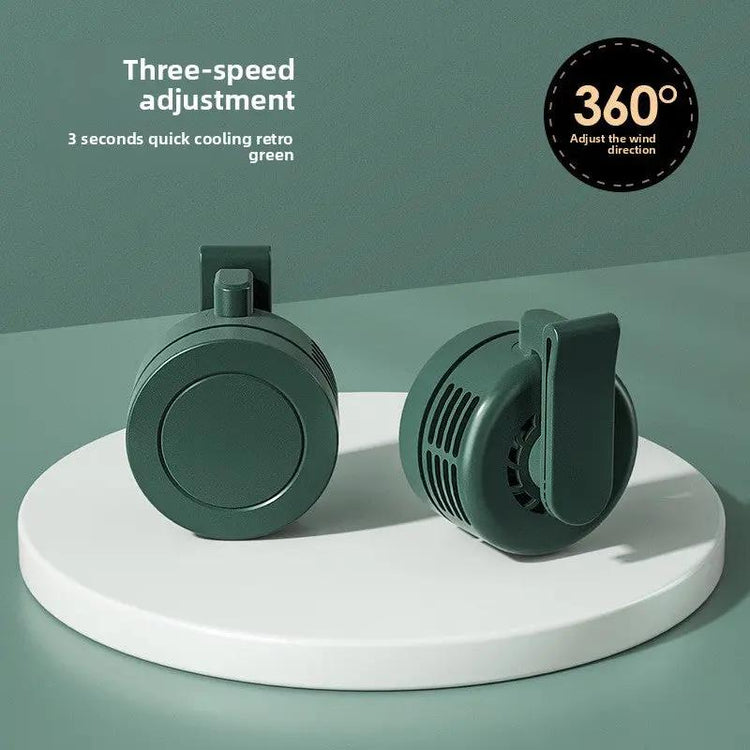 Portable USB Mini Fan with Clip and 3 Speed Settings Top Shelf Find