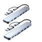 Two-to-seven splitter seven-in-one docking station usb3.0 high-speed transmission hub docking station multi-function hub