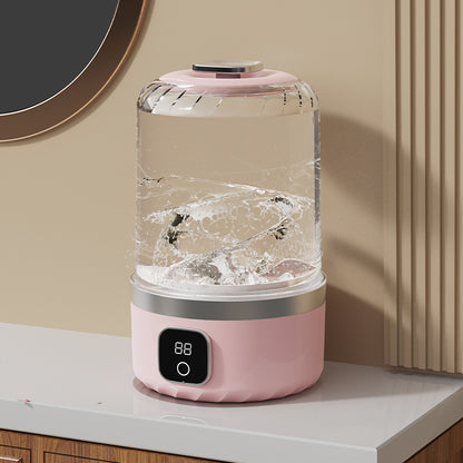 Portable Mini Folding Washing Machine with Blue Light Sterilization