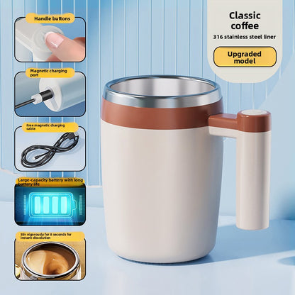 Rechargeable Automatic Magnetic Mixing Cup