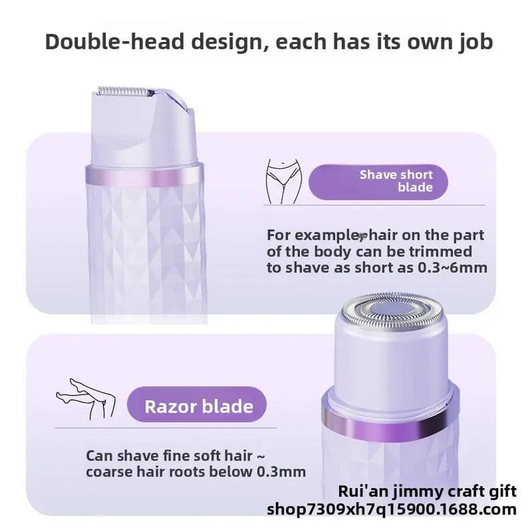 Portable electric double-head hair shaver Top Shelf Find