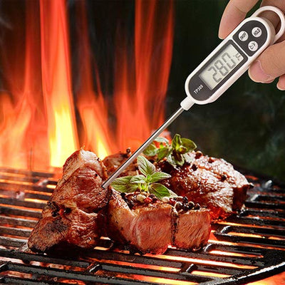 Digital Instant Read Meat Thermometer Kitchen Cooking Food Candy Thermometer for Oil Deep Fry BBQ Grill Smoker Thermometer by