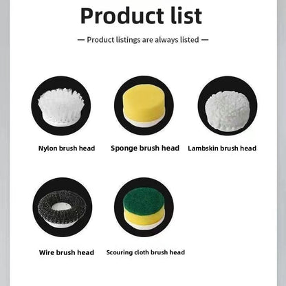 Handheld Wireless Electric Cleaning Brush