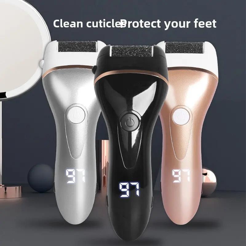 Rechargeable Electric Foot Grinder with 3 Grinding Heads Top Shelf Find