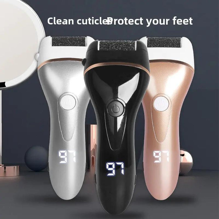 Rechargeable Electric Foot Grinder with 3 Grinding Heads Top Shelf Find