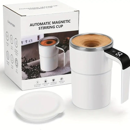 Intelligent temperature measurement magnetic automatic stirring cup