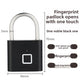 Fingerprint Padlock SY12-13 Electronic Padlock with Fingerprint Password & App Control IP65 Waterproof Anti-Rust Zinc Alloy Material for Doors Drawers Cabinets