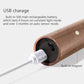 Chilvane Night Light Motion Sensor Light Indoor Led Magnetic Portable Lamp No Plug USB Charge Wall Lamp for Hallway Bedroom Wardrobe Table Stairwell Cabinet Kitchen etc,Walnut