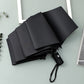 Automatic Windproof Black-Coated Umbrella with 24 Ribs