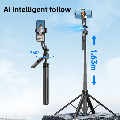 Fully automatic floor-standing live broadcast mobile phone stand