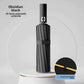 Automatic Windproof Black-Coated Umbrella with 24 Ribs