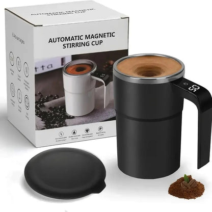 Intelligent temperature measurement magnetic automatic stirring cup