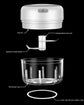 Garlic Chopper, Buildec 250ml Mini Grinder Portable Veggie Chopper Garlic Grinder Masher Onion Chopper Cordless Small Food Processor Mini for Ginger, Chili, Fruit, Meat