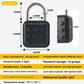 Fingerprint Padlock SY12-13 Electronic Padlock with Fingerprint Password & App Control IP65 Waterproof Anti-Rust Zinc Alloy Material for Doors Drawers Cabinets