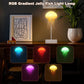 LED Jellyfish Lamp RGB Gradient Jelly Fish Light with Dancing Legs and Touch Sensor Rechargeable Cute Desk Lamp for Bedrooms, Living Room