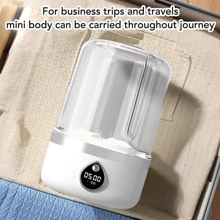 Portable Washing Machine Wireless Mini Washer for Socks Underwear Baby Clothes Compact USB Powered Fully Automatic Waterproof Travel Camping White Top Shelf Find