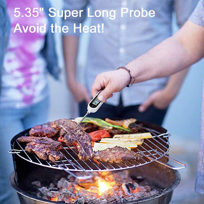 Digital Instant Read Meat Thermometer Kitchen Cooking Food Candy Thermometer for Oil Deep Fry BBQ Grill Smoker Thermometer by