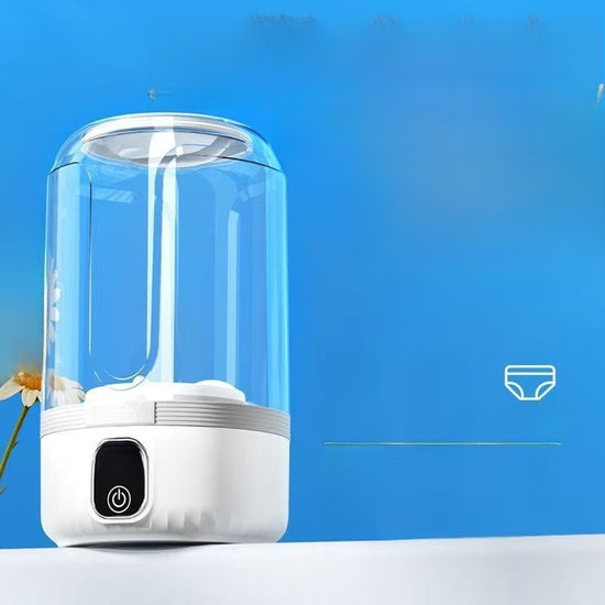 Portable Washing Machine,Wireless Mini Washer Deeply Cleans Small Laundry Items, Socks, Underwear, Baby Clothes,Small Washer Is Suitable for Solo Living, Apartments, Hotels, Travel, And Camping White