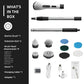 Multifunctional Electric Cleaning Brush Set - 9-in-1 Cordless with Rotatable Brush Heads for Bathroom Kitchen Windows Toilet - Rechargeable Dual Power Supply - Compact Household Cleaning Tool