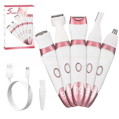 Four-in-One USB Rechargeable Electric Shaver Top Shelf Find