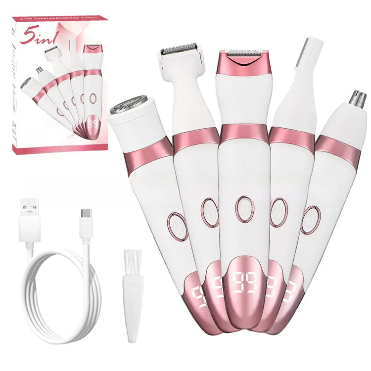 Four-in-One USB Rechargeable Electric Shaver Top Shelf Find