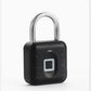 Fingerprint Padlock SY12-13 Electronic Padlock with Fingerprint Password & App Control IP65 Waterproof Anti-Rust Zinc Alloy Material for Doors Drawers Cabinets