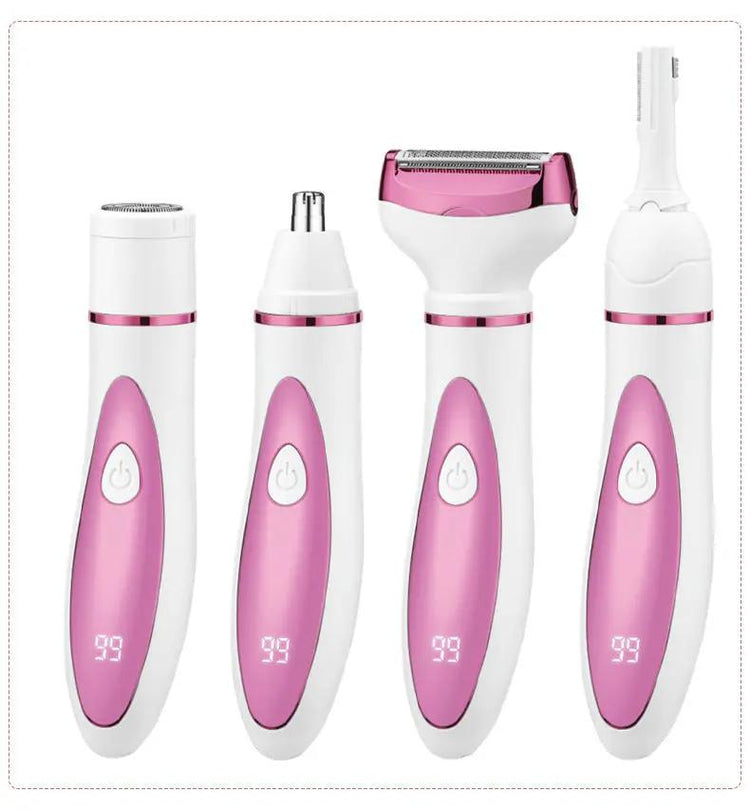 Four-in-One USB Rechargeable Electric Shaver Top Shelf Find