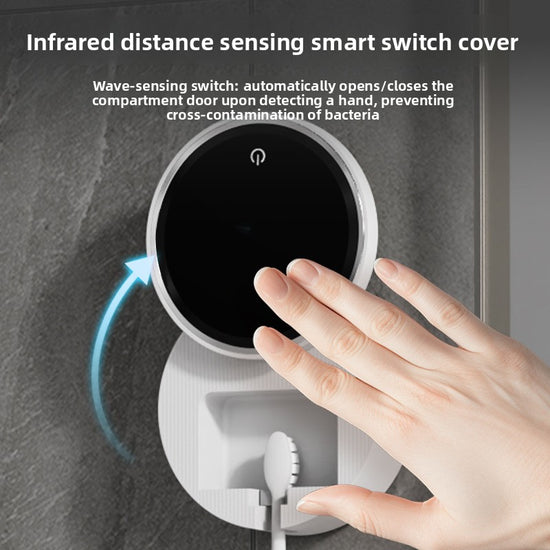 Wireless charging UV toothbrush sterilizer
