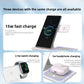 Multi-Functional Magnetic Folding Three-In-One Wireless Charger