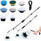 Electric multi-functional nine-in-one cleaning brush