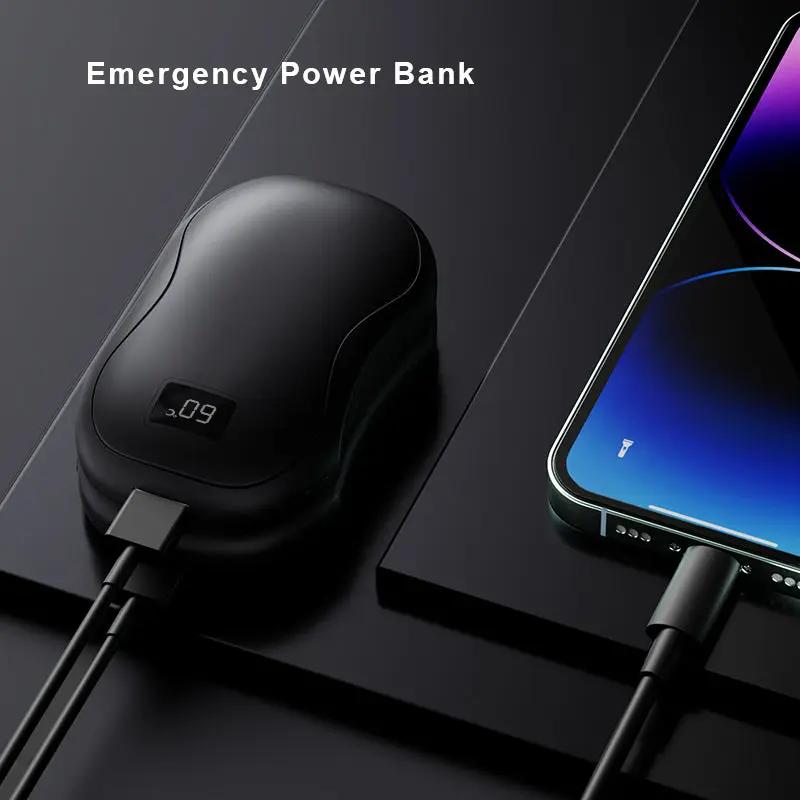 Blue Whale Hi Mini Digital USB Hand Warmer N10 with Magnetic Detachable Design 4000mAh-6000mAh Power Bank Portable Heating 260g Top Shelf Find