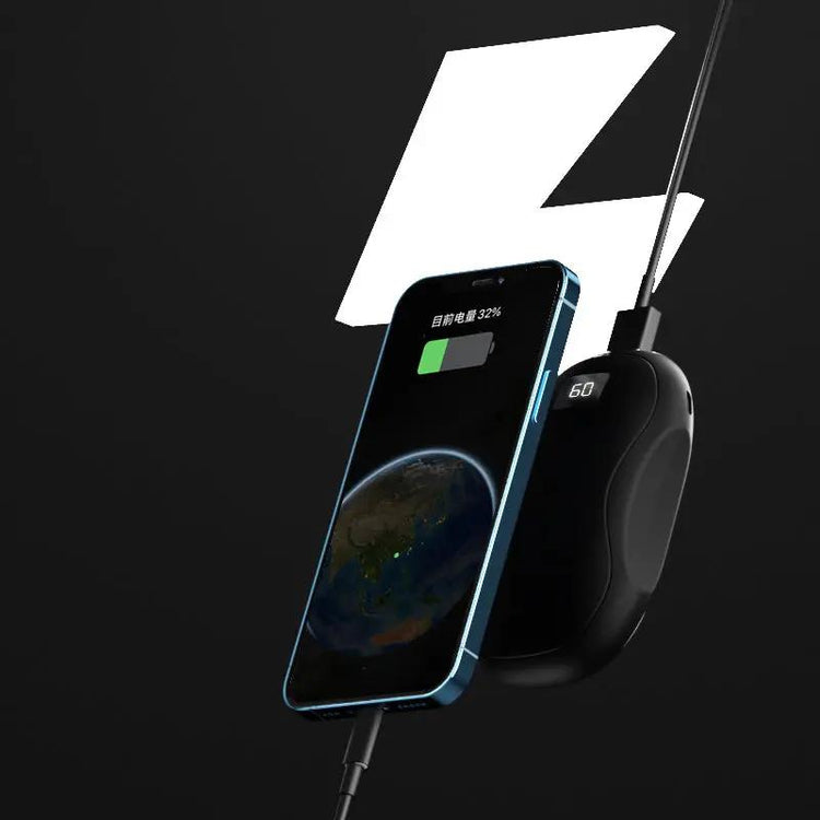 Blue Whale Hi Mini Digital USB Hand Warmer N10 with Magnetic Detachable Design 4000mAh-6000mAh Power Bank Portable Heating 260g Top Shelf Find