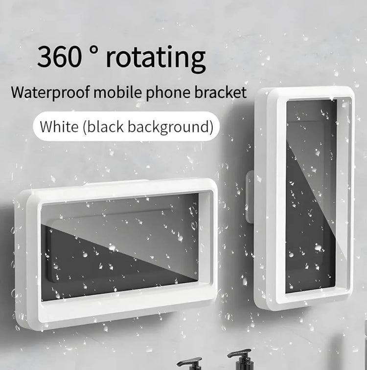 Waterproof Phone Holder Adjustable Detachable Peach Pink Plastic Mount Stand for Smartphone Cellphone Touch Screen Compatible No Drilling Needed 360-Degree Rotation Top Shelf Find