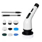 Multifunctional Electric Cleaning Brush Set - 9-in-1 Cordless with Rotatable Brush Heads for Bathroom Kitchen Windows Toilet - Rechargeable Dual Power Supply - Compact Household Cleaning Tool