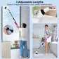Multifunctional Electric Cleaning Brush Set - 9-in-1 Cordless with Rotatable Brush Heads for Bathroom Kitchen Windows Toilet - Rechargeable Dual Power Supply - Compact Household Cleaning Tool