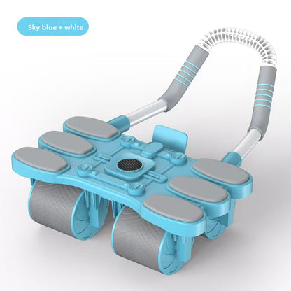 Abdominal Exercise Wheel Model 001 with Automatic Rebound System Durable M-frame Design for Core Strength Training Home Office Outdoor Use