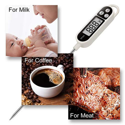 Digital Instant Read Meat Thermometer Kitchen Cooking Food Candy Thermometer for Oil Deep Fry BBQ Grill Smoker Thermometer by