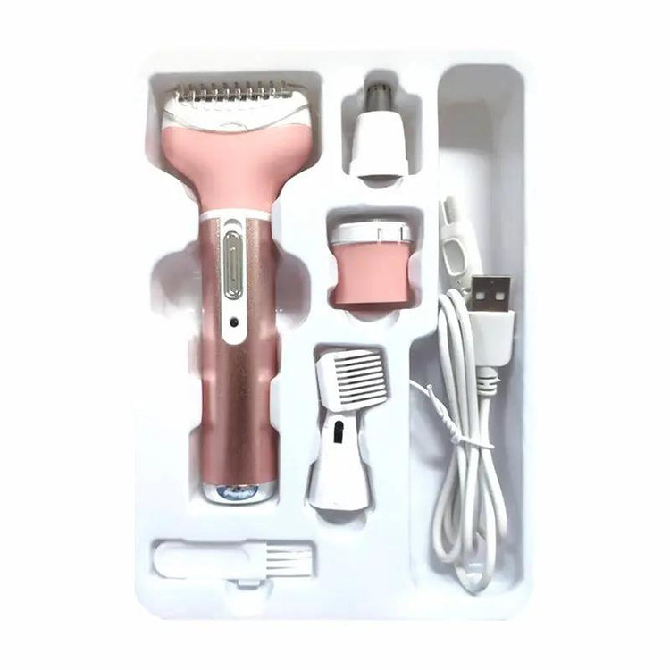 Four-in-One USB Rechargeable Electric Shaver Top Shelf Find